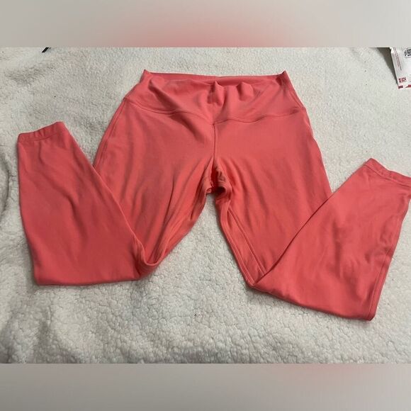 Lululemon Wunder Under High-Rise 25" Full-On Luxtreme Coral- Sz 14,- Flawless - Picture 4 of 9